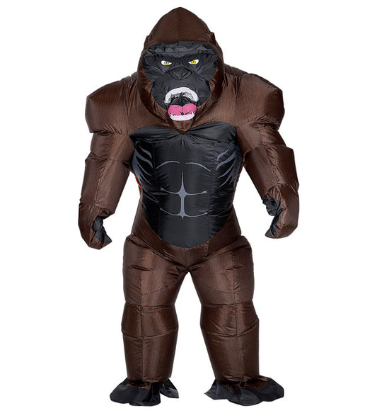 Gorilla  Airblown Inflatable Oversized Costume With Mask  
