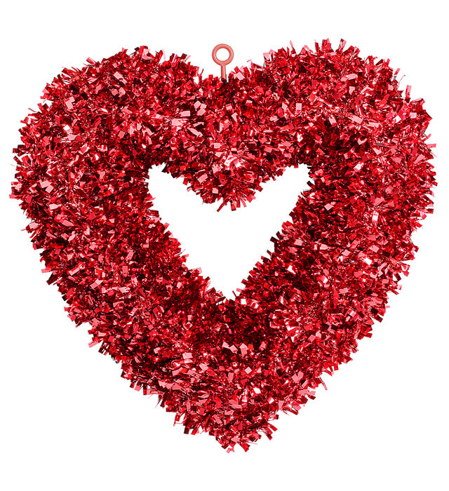 St. Valentine'S Day Tinsel Heart 46X44 Cm