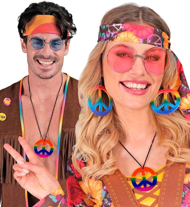 Rainbow Hippie Necklace