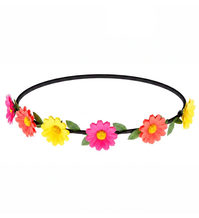 Multicolor Flower Headband