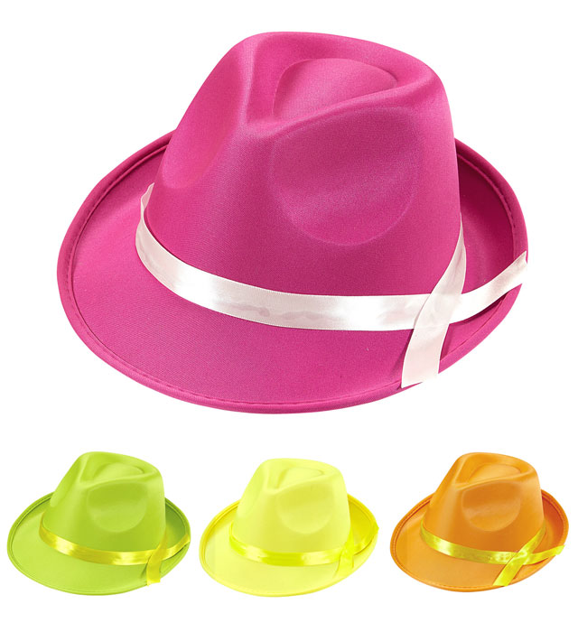 Neon Fedora 4 Colors Ass.