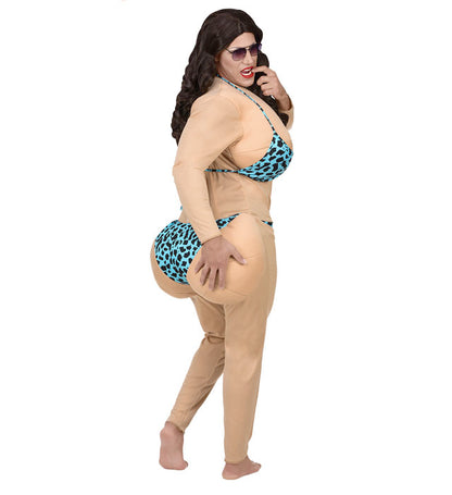 Miss Bikini  Overalls With Oversized Boobs & Butt, Bikini 