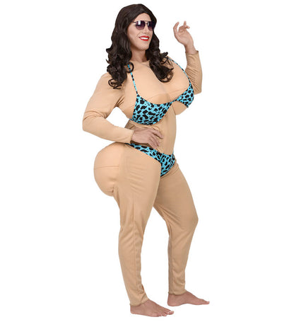 Miss Bikini  Overalls With Oversized Boobs & Butt, Bikini 