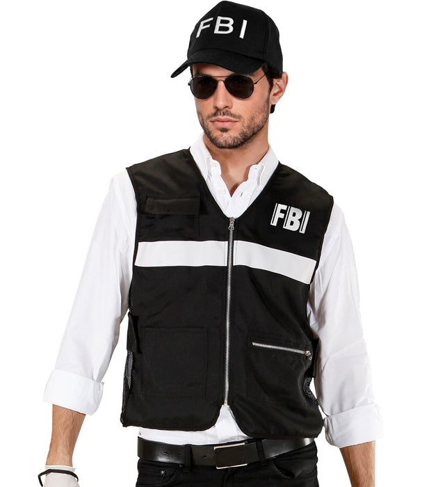 Fbi Crime Scene Investigator  Vest, Cap 