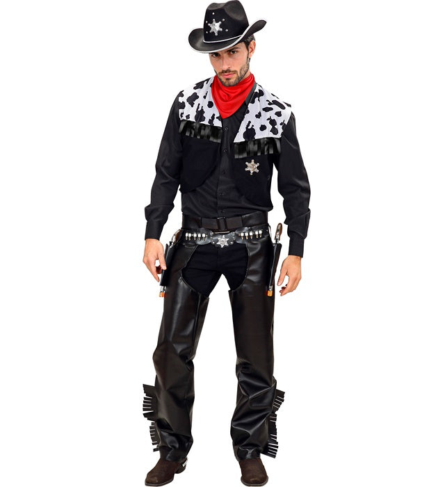Rodeo Cowboy  Vest, Chaps, Belt, Bandana 