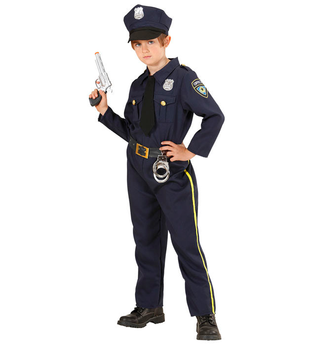 Police Officer  Shirt With Tie, Pants, Hat 