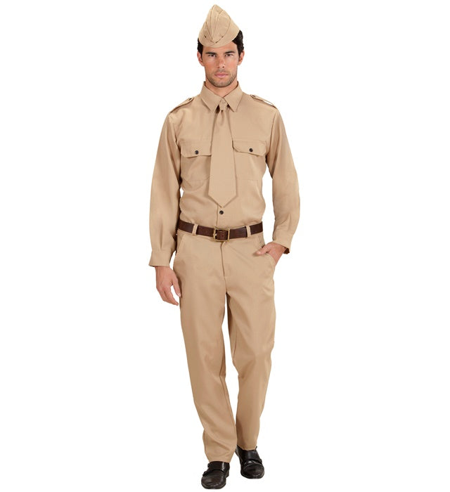 Ww2 Soldier  Shirt, Pants, Tie, Hat 