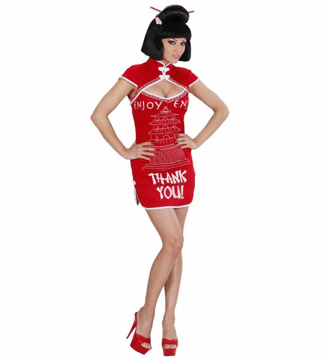 Chinese Take Away 2 Colors Ass.  Dress 