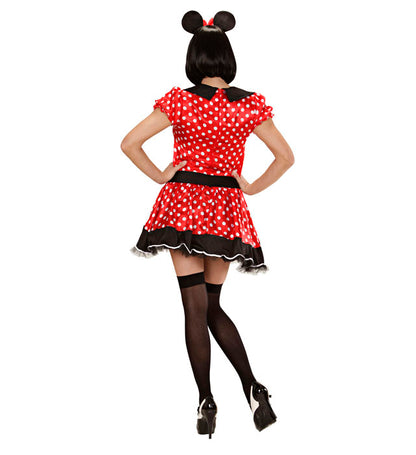 Mouse Girl  Dress With Sewn-In Petticoat, Ears 