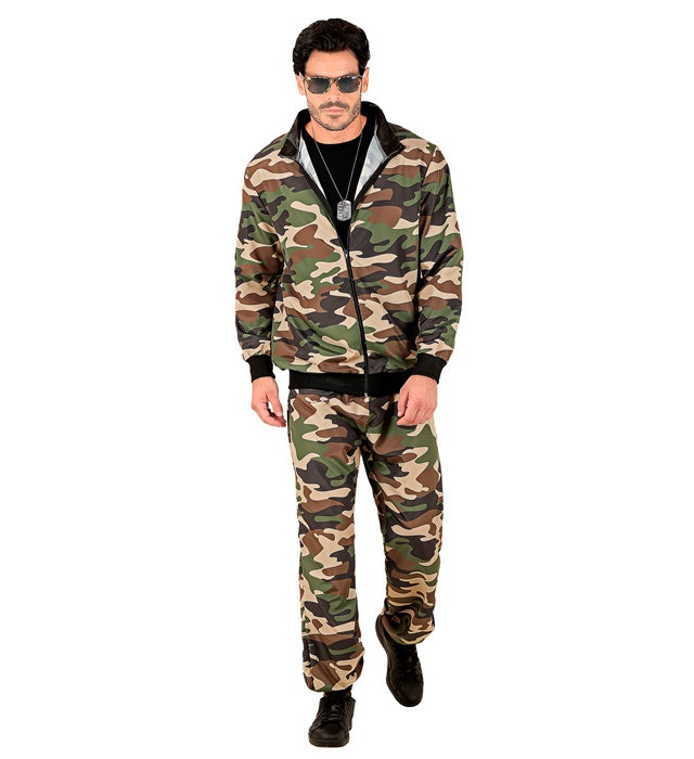 Camouflage Party Fashion Tracksuit  Jacket, Pants 
