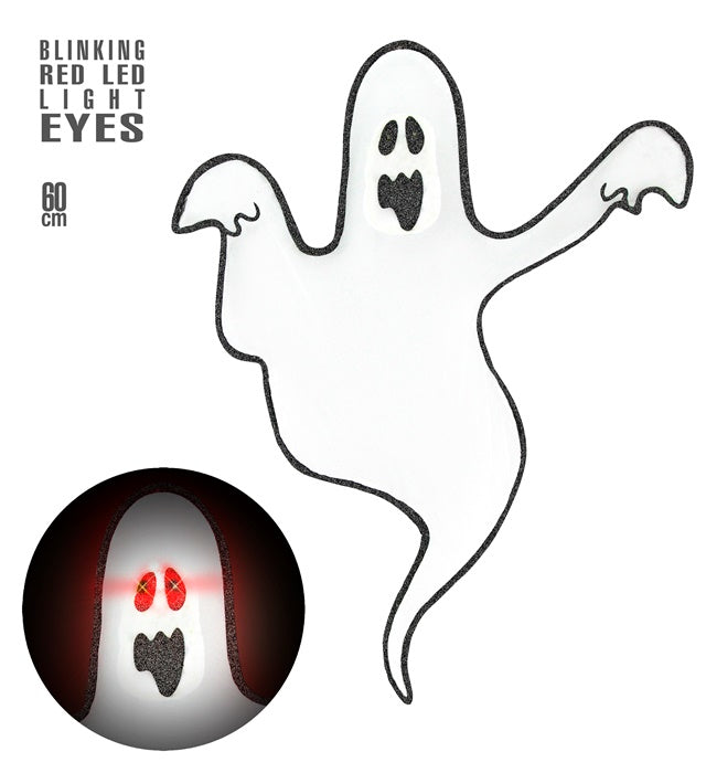  Ghost With Blinking Led Light Eyes 48X60 Cm