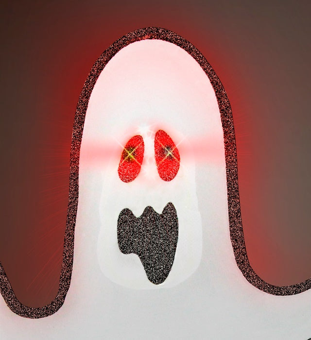  Ghost With Blinking Led Light Eyes 48X60 Cm