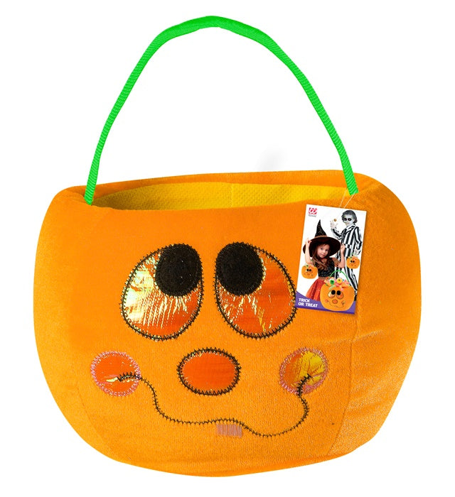 Trick Or Treat Pumpkin Handbag 20X14 Cm