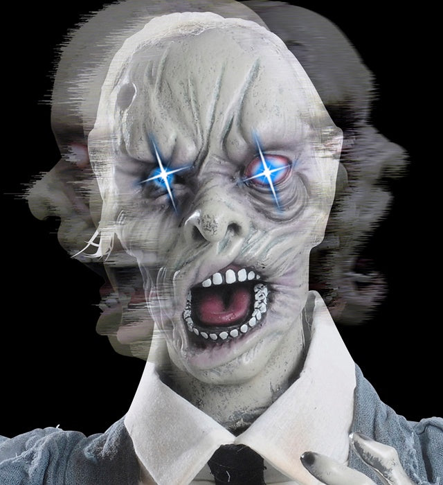 Zombie Groundbreaker With Turninghead, Sound And Light Up Eyes Sound Sensor Activated - 140 Cm