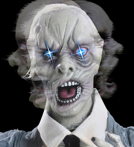 Zombie Groundbreaker With Turninghead, Sound And Light Up Eyes Sound Sensor Activated - 140 Cm