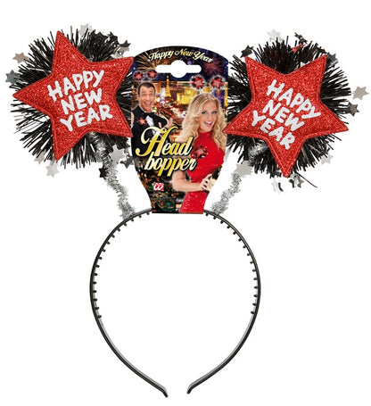 Red Happy New Year Head Bopper