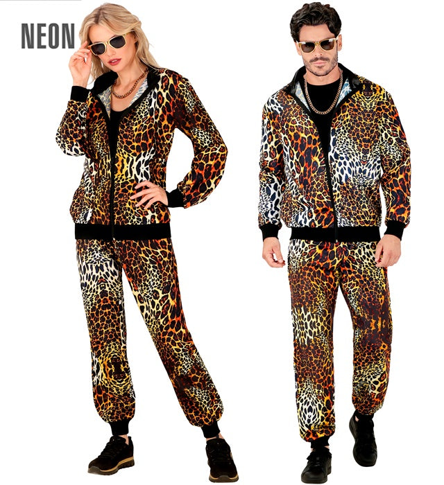 Leopard Animalier Party Fashion Tracksuit  Jacket, Pants 