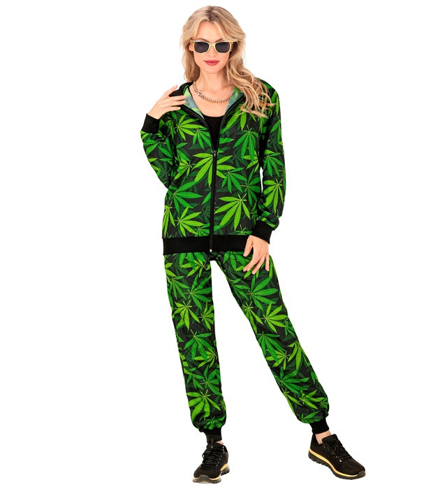 Ganja Party Fashion Tracksuit  Jacket, Pants 