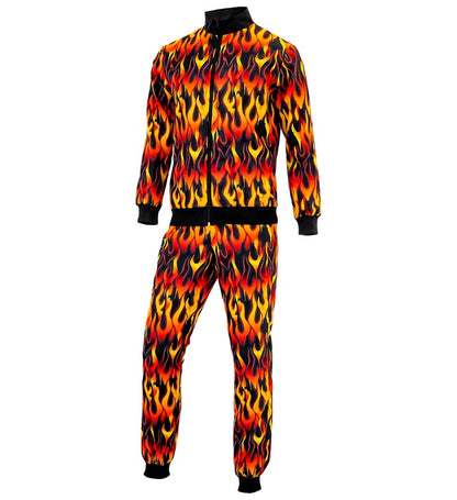 On Fire Party Fashion Tracksuit  Jacket, Pants 