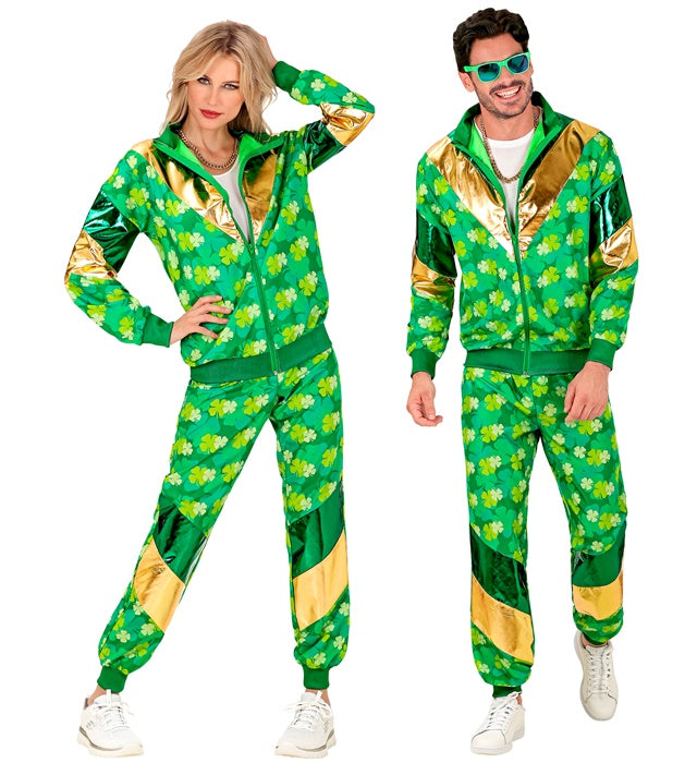 St. Patrick'S Day Party Fashion Tracksuit  Jacket, Pants 