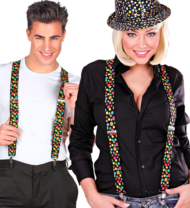 Multicolor Dots Braces
