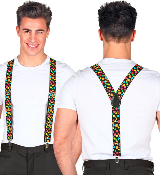 Multicolor Dots Braces