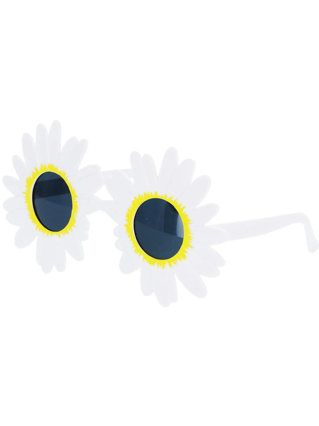 Daisy Hippie Specs White Festival Fun Glasses 2