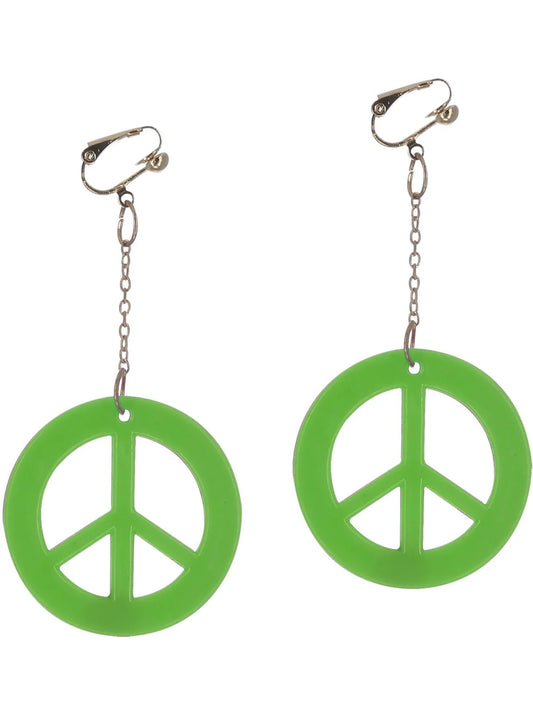 Neon Green CND Earrings 2