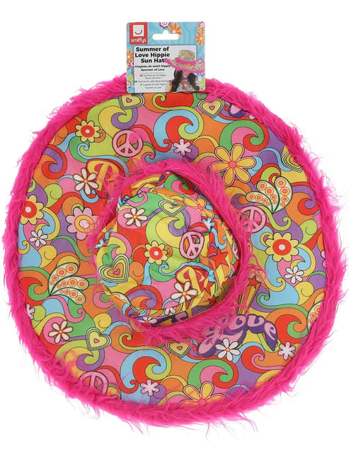 Summer of Love Hippie Sun Hat 3