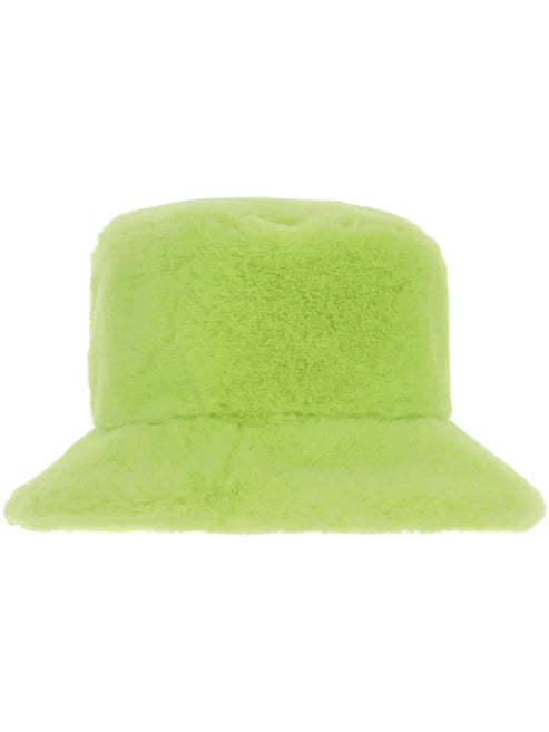 90s Green Fur Bucket Hat 3
