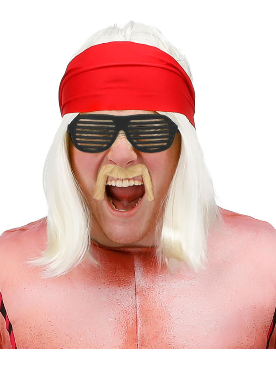 90s Wrestling Star Kit Blonde Hulk Hogan Wig 1