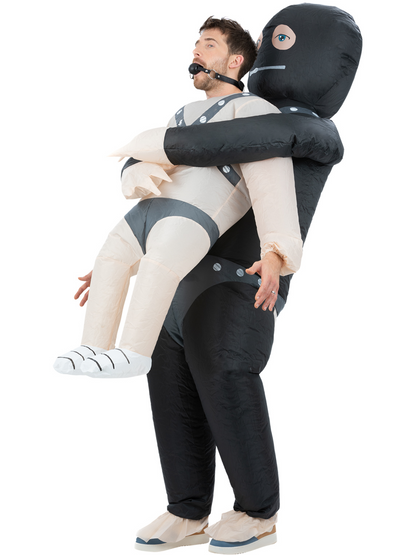 Inflatable Gimp Kidnap Costume with Fan 2