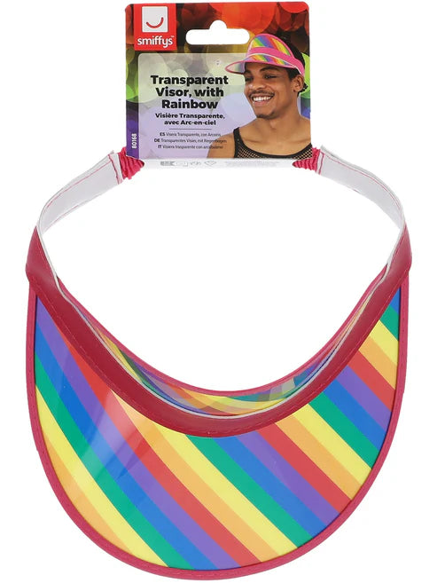 Rainbow Visor Pride Cap for Adults 3