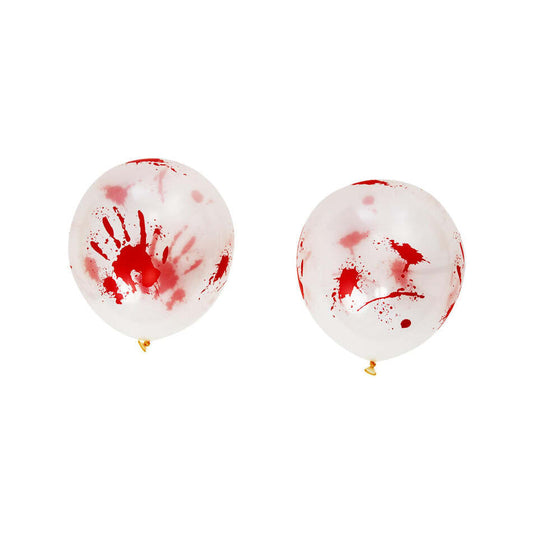 Bloody Balloons 30cm 8Pk Helium Quality Halloween Decoration 1