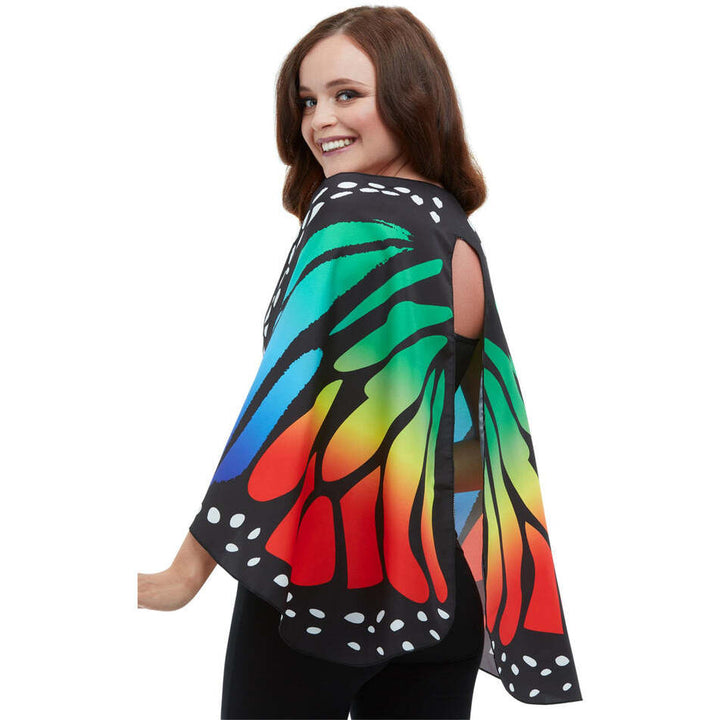 Monarch Butterfly Fabric Wings 140cm Adult Festival Cape 1