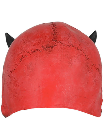 Red Devil Skull Latex Mask with Moving Mouth 4