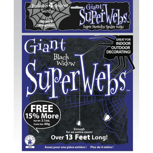 Giant Spiderwebs With Spiders 13 ft 1