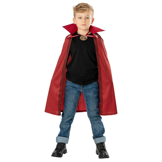 Dr Strange Cape & Medallion Boys Costume 1