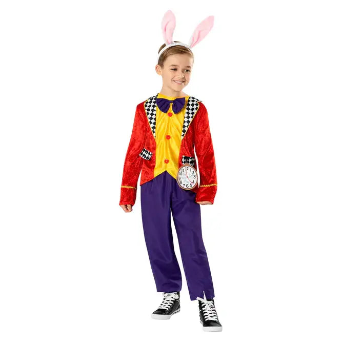 White Rabbit Costume for Kids Alice in Wonderland 1