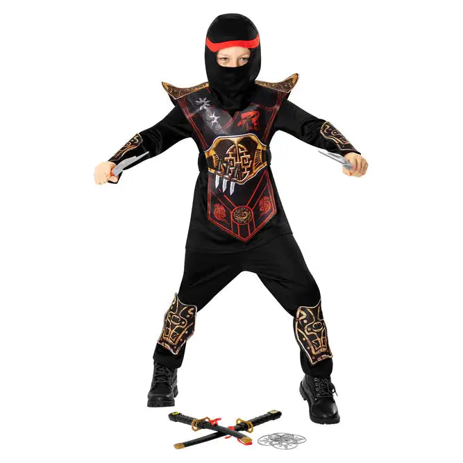 Red Ninja Costume for Kids 1