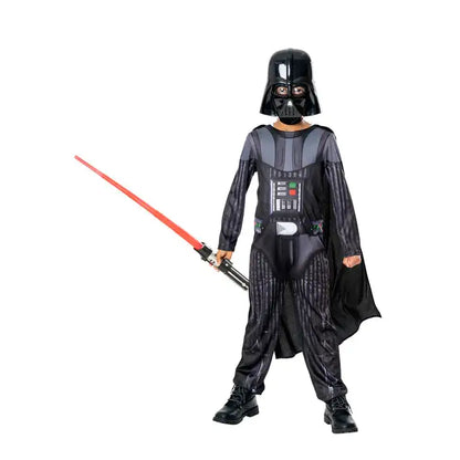 Darth Vader Costume Non-Light Up Lightsaber Kids 1