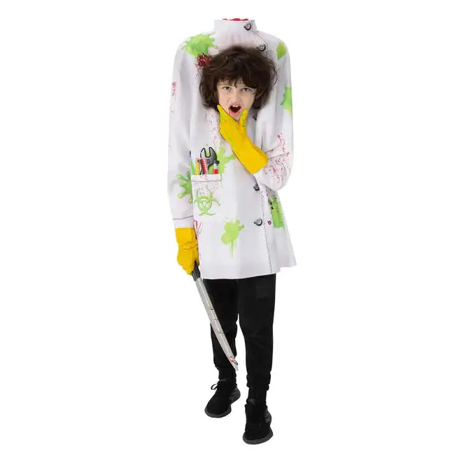 Headless Scientist Costume Kids Doctor no Head 1