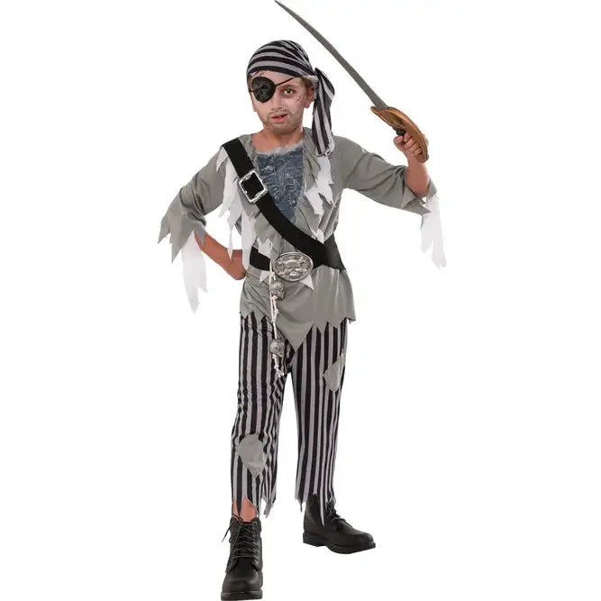 Ghost Pirate Boy Costume for Kids 1