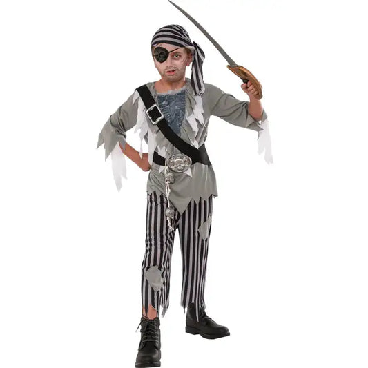 Ghost Pirate Boy Costume for Kids 1
