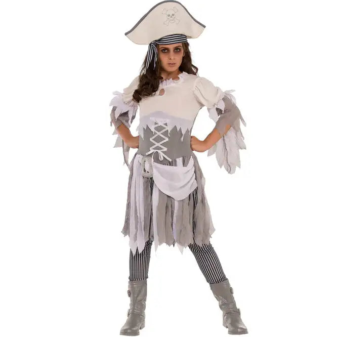 Ghost Pirate Girl Costume Kids 1
