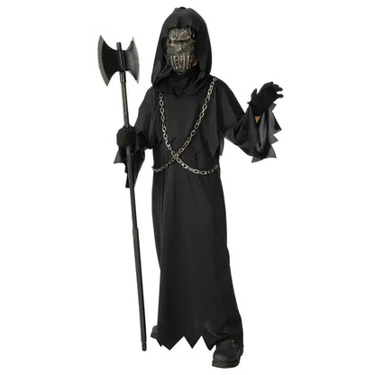 Horror Robe Costume with Chains Kids Nazgul 1