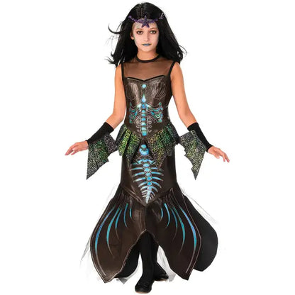 Zombie Mermaid Costume for Kids 1