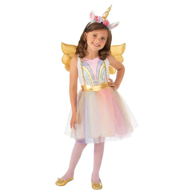 Kids Sparkling Unicorn Costume 1