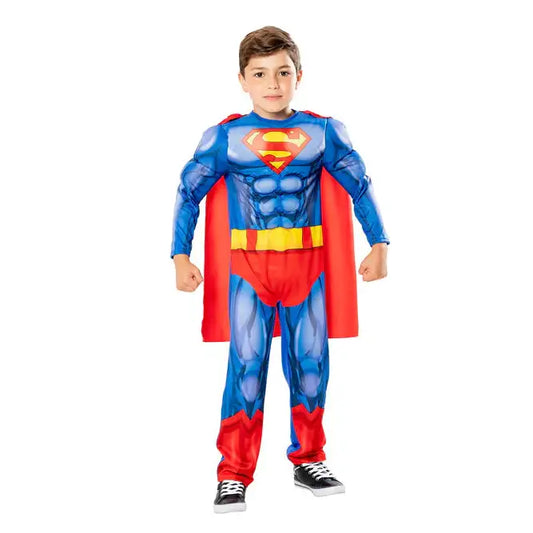 Kids Superman Costume Padded Muscle Suit 1