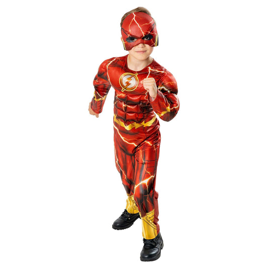 The Flash Kids Costume Padded Muscle Suit 1